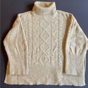 Cozy Grey Turtleneck Sweater